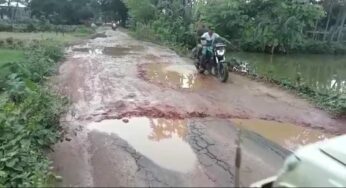 ডাবল ইঞ্জিনে বেহাল সড়ক