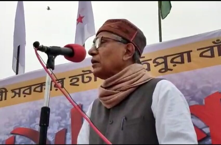 ত্রিপুরাকে ১০ বছর পিছিয়ে দিয়েছে বিজেপিঃ মানিক