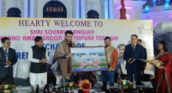 ত্রিপুরা পর্যটনের ব্র‍্যান্ড অ্যাম্বাসেডর হিসেবে পথচলা শুরু সৌরভের!