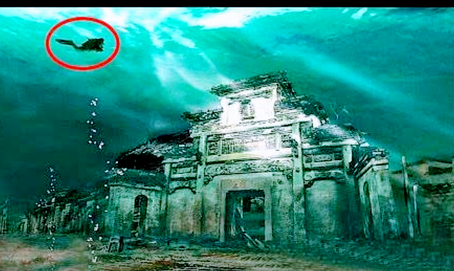  জলের তলে চিনের ৬০০ বছর পুরানো শহর!!