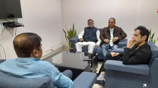  ভোটের মুখে মথা-কংগ্রেসের বৈঠক ঘিরে রাজ্যজুড়ে গুঞ্জন!!