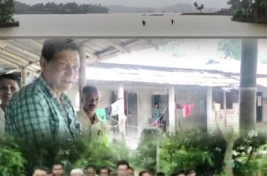 দুই দিনের বৃষ্টিতে প্লাবিত ধর্মনগর!!