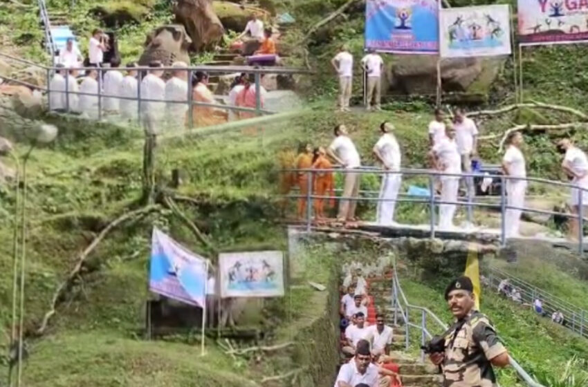 কৈলাসহরে উদযাপিত যোগা দিবস!!