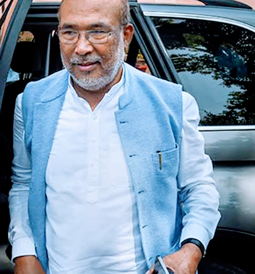 মণিপুরের মুখ্যমন্ত্রীর কনভয়ে হামলা!!