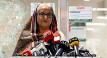 সেনা কপ্টারে ভারতে হাসিনা!!