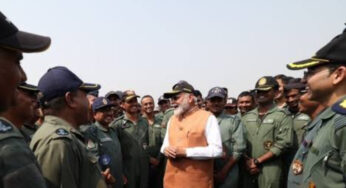 পঞ্জাবের বায়ুসেনাঘাঁটিতে প্রধানমন্ত্রী নরেন্দ্র মোদী!!