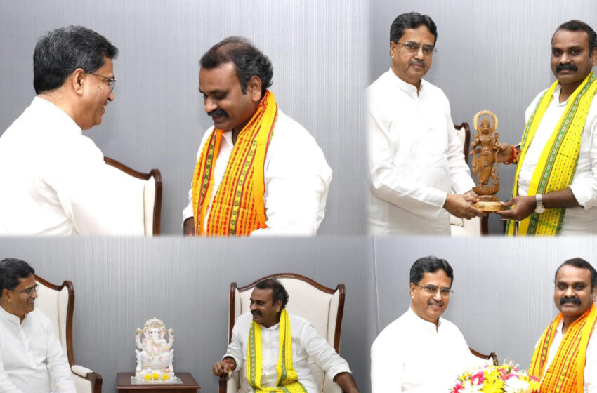 সামগ্রিক উন্নয়ন নিয়ে কথোপকথন, মুখ্যমন্ত্রীর সাথে সৌজন্য সাক্ষাতে কেন্দ্রীয় প্রতিমন্ত্রী এল মুরুগন!!