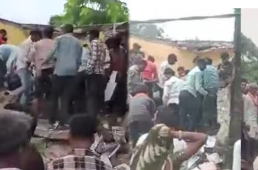  প্রার্থনা চলাকালীন ভেঙে পড়ল স্কুলের ছাদ, মৃত ৪ শিশু!!