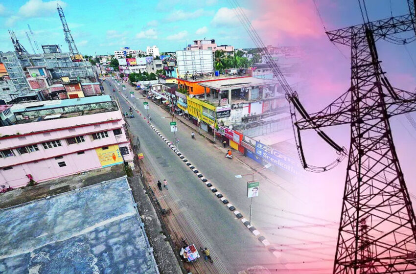 স্মার্ট সিটির কাজের দৌলতে দুর্ভোগ চরমে, বিদ্যুৎহীন শহর!!