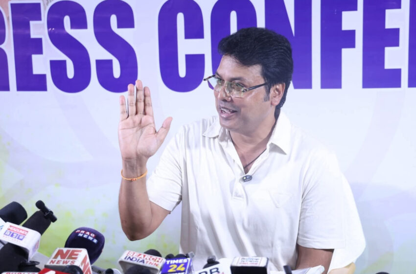 সাংবাদিক সম্মেলনে এসআইআর, বিহার, এডিসি সহ,সংসদে নিজের কাজের তথ্য তুলে ধরলেন বিপ্লব দেব!!