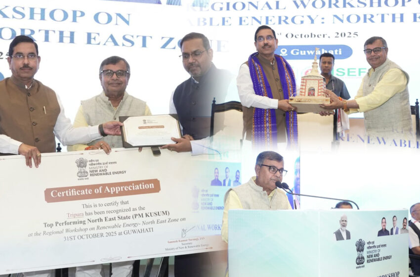 গ্রিন হাইড্রোজেন রপ্তানির সম্ভাব্য হাব হতে পারে ত্রিপুরা: রতনলাল!!