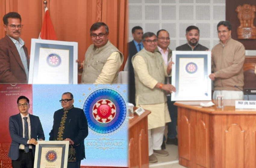  সাফল্যের স্বীকৃতি, স্কচ রৌপ্য পদক পেলো ত্রিপুরার ট্রেডা!!