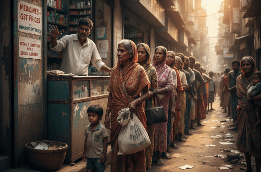  ওষুধে জিএসটি কমলেও সুবিধা পাচ্ছে না প্রান্তিক দরিদ্র মানুষেরা!!