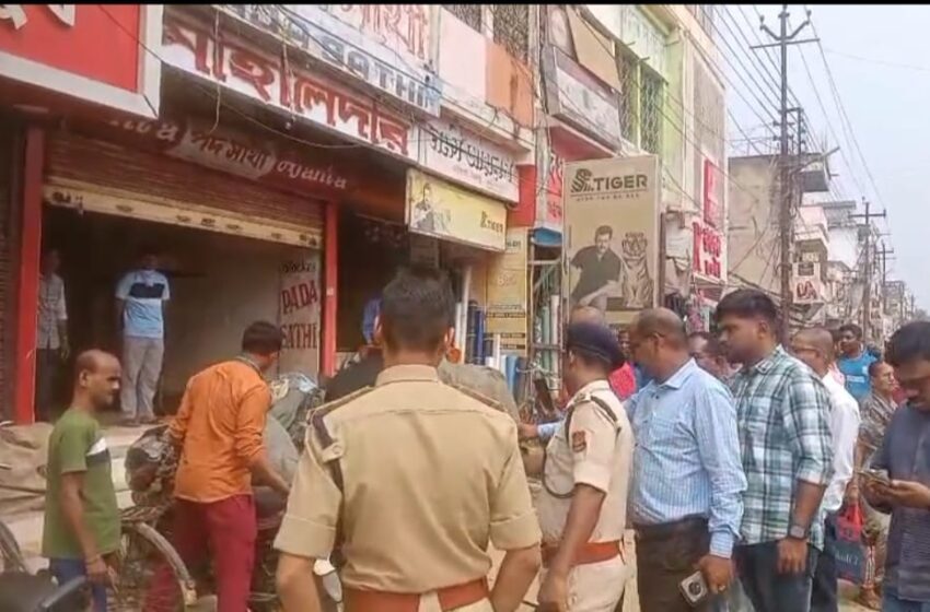  উদয়পুরে রাস্তা দখলমুক্ত করার প্রশাসনিক উদ্যোগ