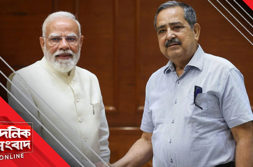  প্রধানমন্ত্রী নরেন্দ্র মোদির সঙ্গে সাক্ষাৎ অশোক লাহিড়ীর