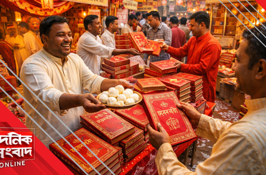  পয়লা বৈশাখে ঐতিহ্যের ছোঁয়া—বাজারে বাড়ছে হালখাতার চাহিদা!