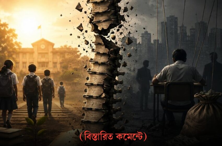  “ভাঙছে শিক্ষার মেরুদণ্ড”