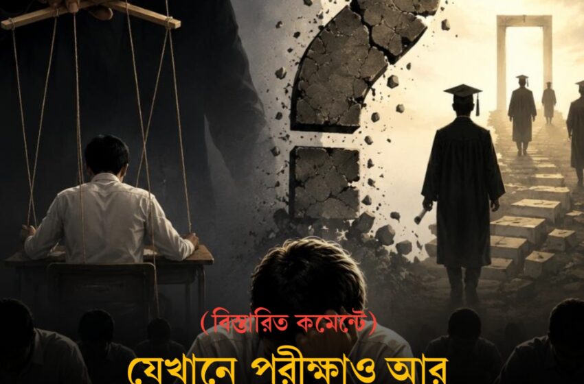  যেখানে পরীক্ষাও আর নির্ভরযোগ্য নয়!!
