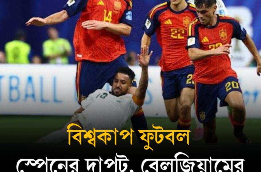  স্পেনের দাপট, বেলজিয়ামের হতাশা, মিশরের জয়গান
