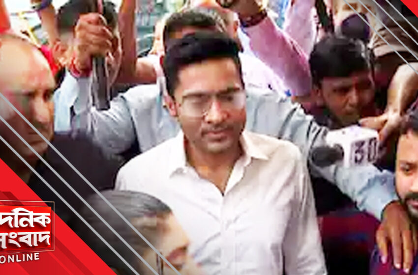  ক্যামাক স্ট্রিট কান্ডে পাঁচ ঘণ্টা জেরার পরে বাইরে এসে মুখ্যমন্ত্রীকে তীব্র আক্রমণ অভিষেকের