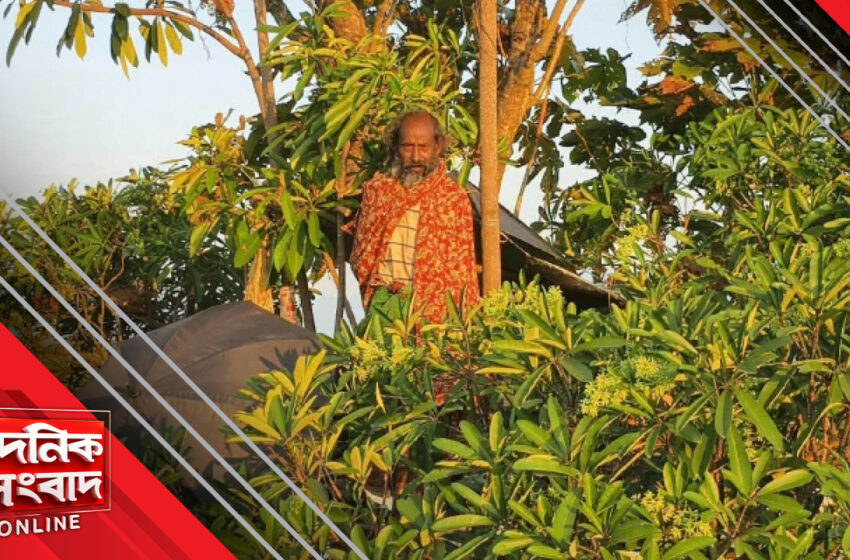  হাতির আক্রমণ থেকে বাঁচতে রাতে গাছেই সংসার পেতেছেন ‘গাছবাবা’